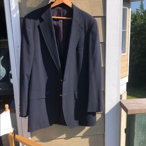 Vtg light weight navy blazer